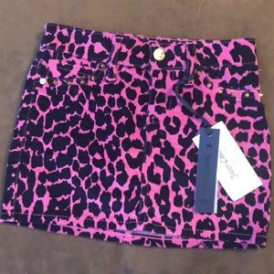 Girls leopard Juicy Couture skirt